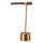 Kippy Table Lamp Brown & Brass - ZUO