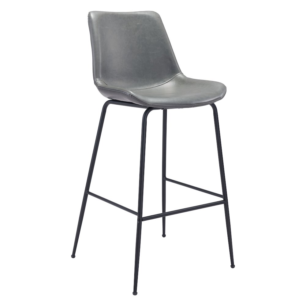 Byron Barstool Gray - ZUO
