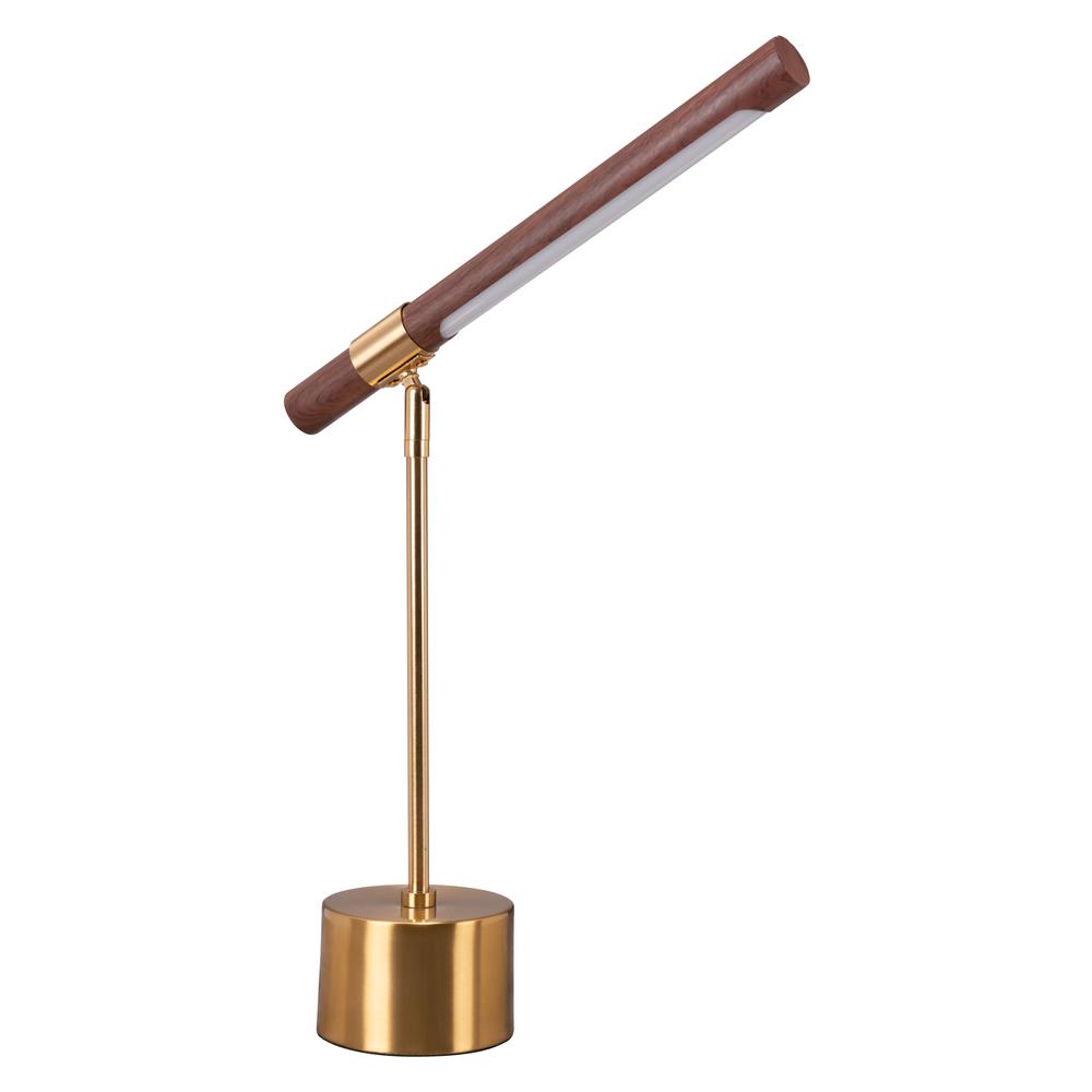 Kippy Table Lamp Brown & Brass - ZUO