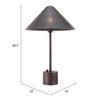 Cardo Table Lamp Bronze - ZUO