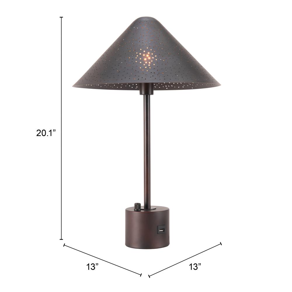 Cardo Table Lamp Bronze - ZUO