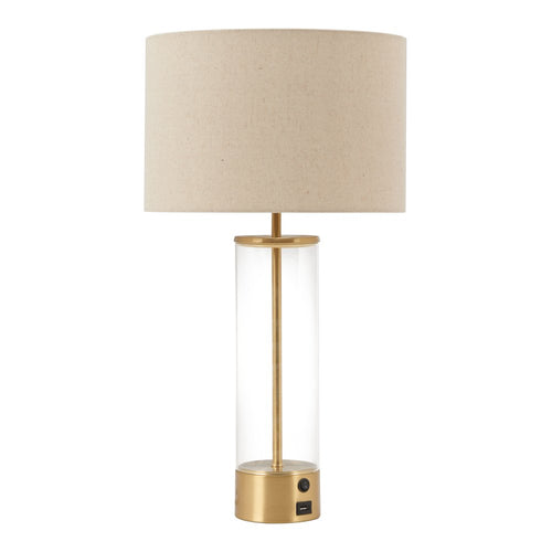 Boreal Table Lamp Beige & Gold - ZUO