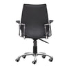 Enterprise Low Back Office Chair Black - ZUO