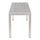 Metropolitan Double Bench Gray & Silver - ZUO