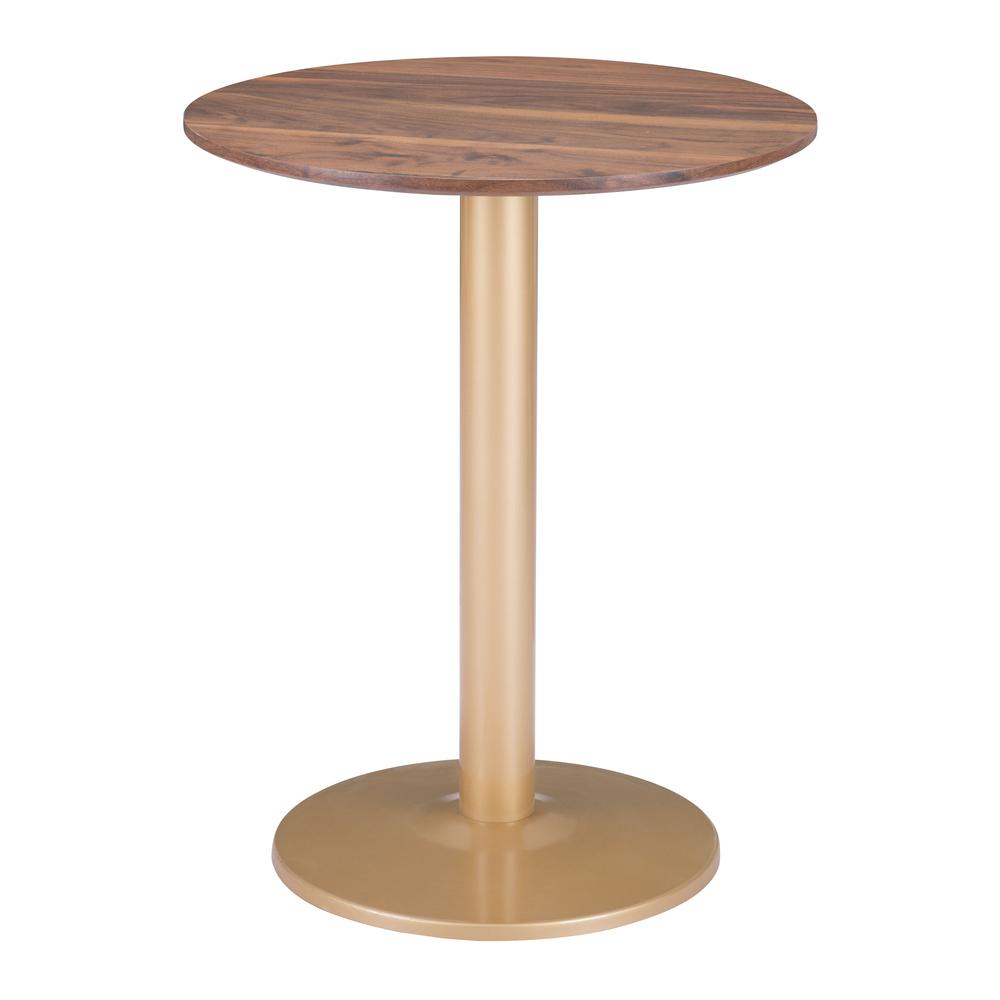 Alto Bistro Table Brown & Gold - ZUO