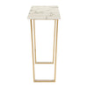 Atlas Console Table White & Gold - ZUO