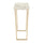 Atlas Console Table White & Gold - ZUO