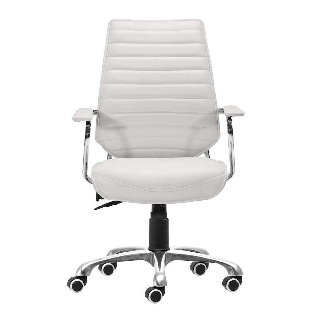 Enterprise Low Back Office Chair White - ZUO