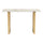 Atlas Console Table White & Gold - ZUO