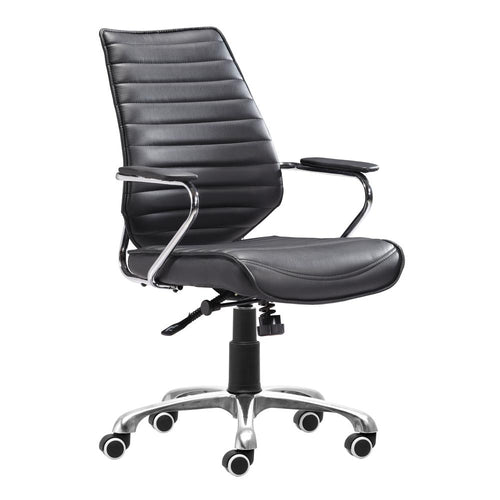 Enterprise Low Back Office Chair Black - ZUO
