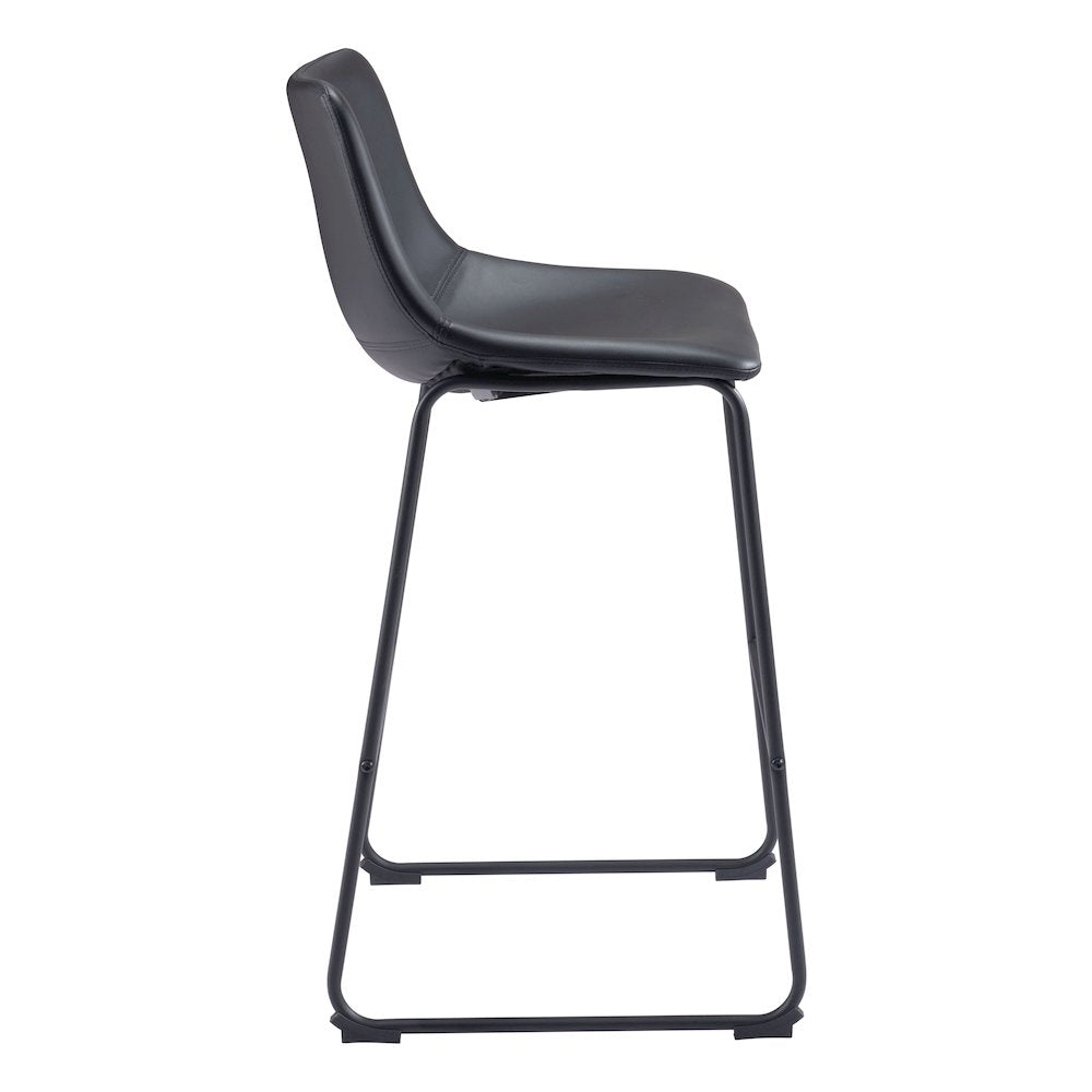 Smart Barstool (Set of 2) Black - ZUO