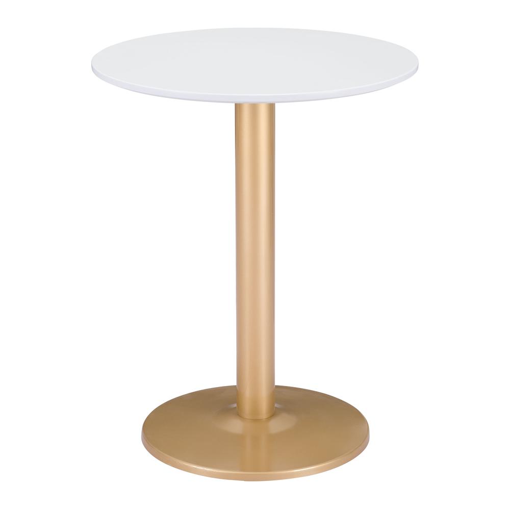 Alto Bistro Table White & Gold - ZUO