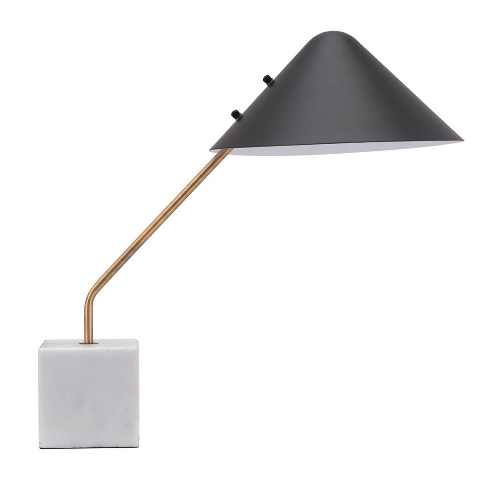 Pike Table Lamp Black & White - ZUO