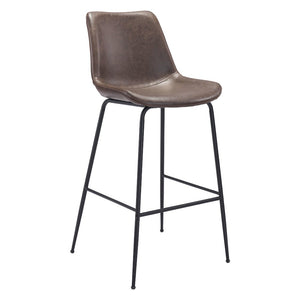 Byron Barstool Brown - ZUO