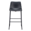 Smart Barstool (Set of 2) Black - ZUO