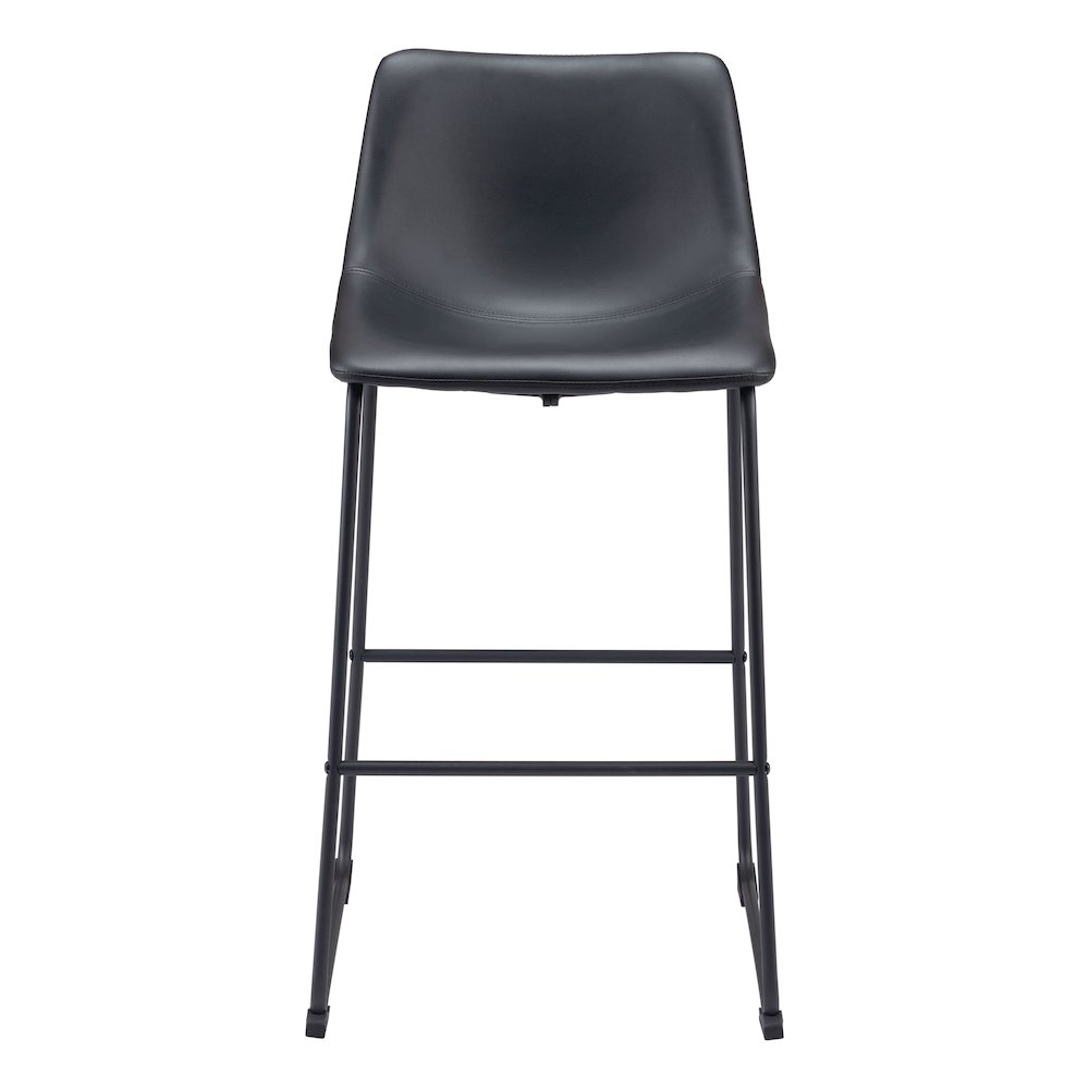 Smart Barstool (Set of 2) Black - ZUO