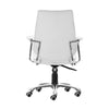 Enterprise Low Back Office Chair White - ZUO