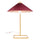 Charo Table Lamp Red & Gold - ZUO