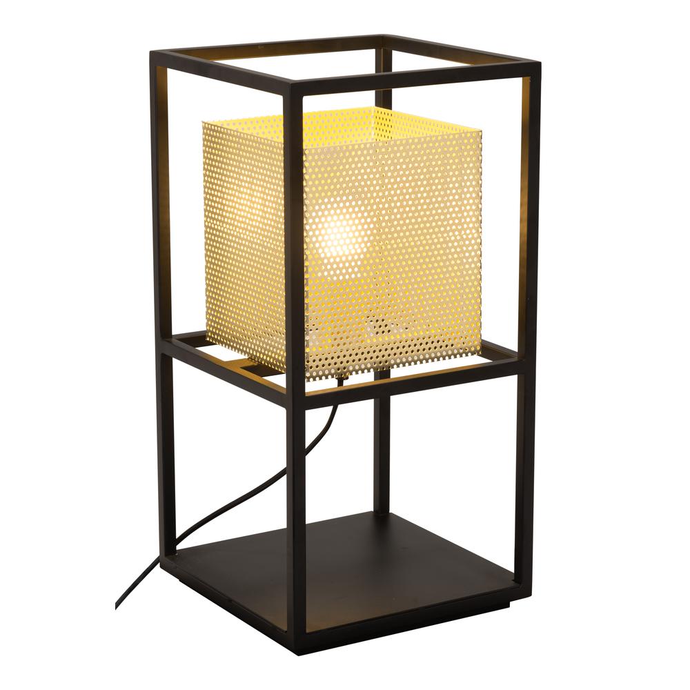 Yves Table Lamp Gold & Black - ZUO