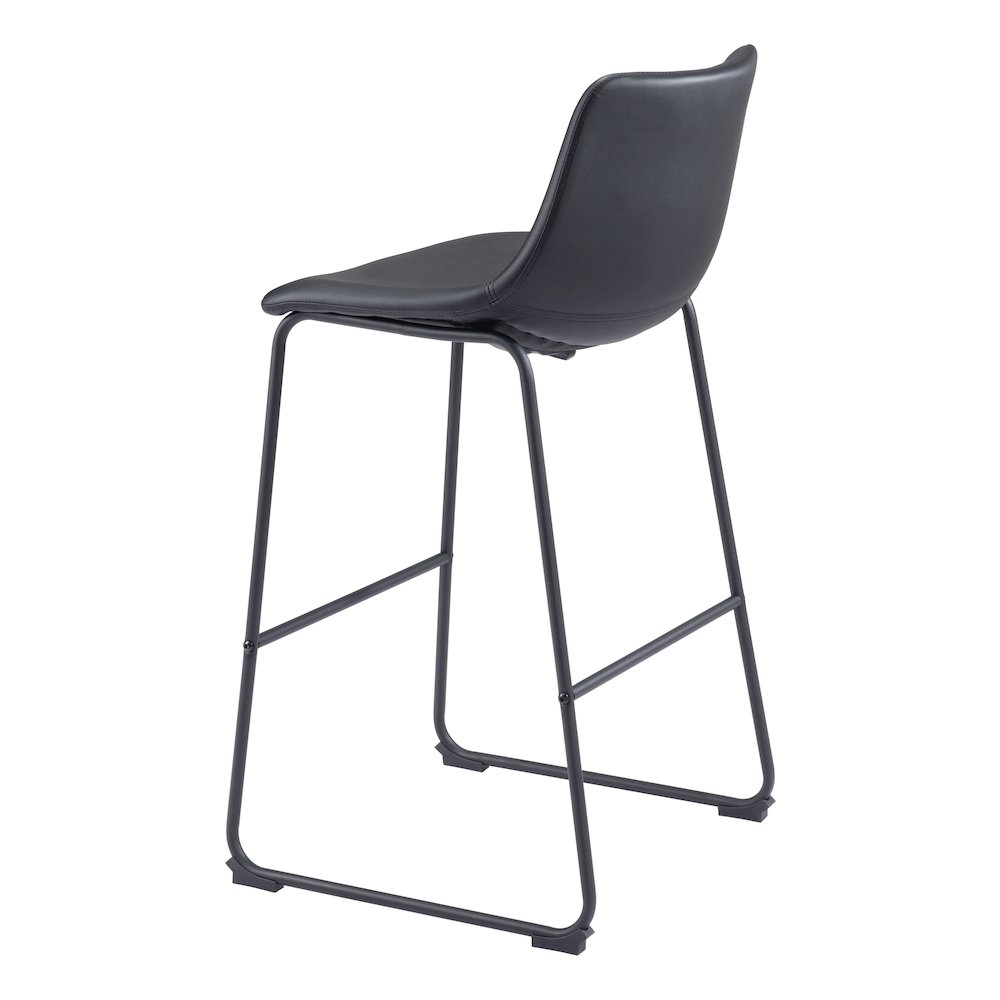 Smart Barstool (Set of 2) Black - ZUO