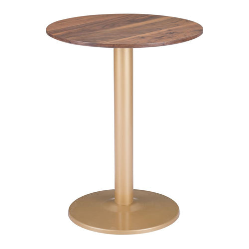Alto Bistro Table Brown & Gold - ZUO