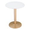 Alto Bistro Table White & Gold - ZUO