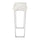 Atlas Console Table White & Silver - ZUO