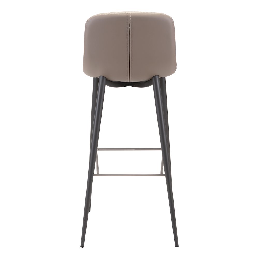 Tangiers Barstool (Set of 2) Taupe - ZUO