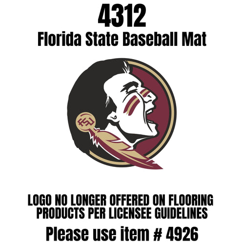 Fanmats - Florida State University Baseball Mat 27'' diameter