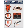 San Francisco Giants Decal Multi Use Fan 6 Pack - WinCraft