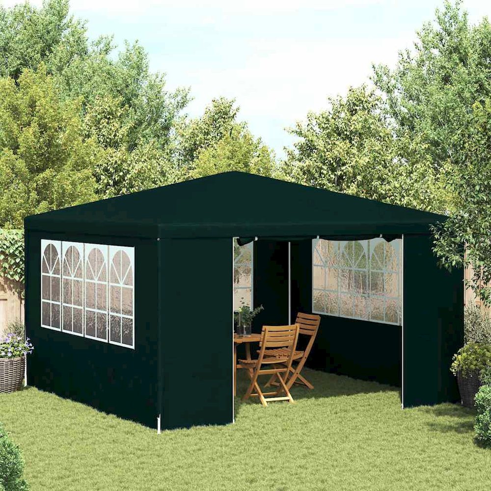 Party Tent Green Polyethylene, Steel Large Collapsible - vidaXL