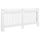 vidaXL Radiator Cover White MDF 67.7