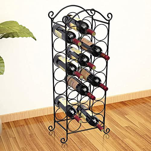 vidaXL Wine Rack for 21 Bottles Metal, 50206