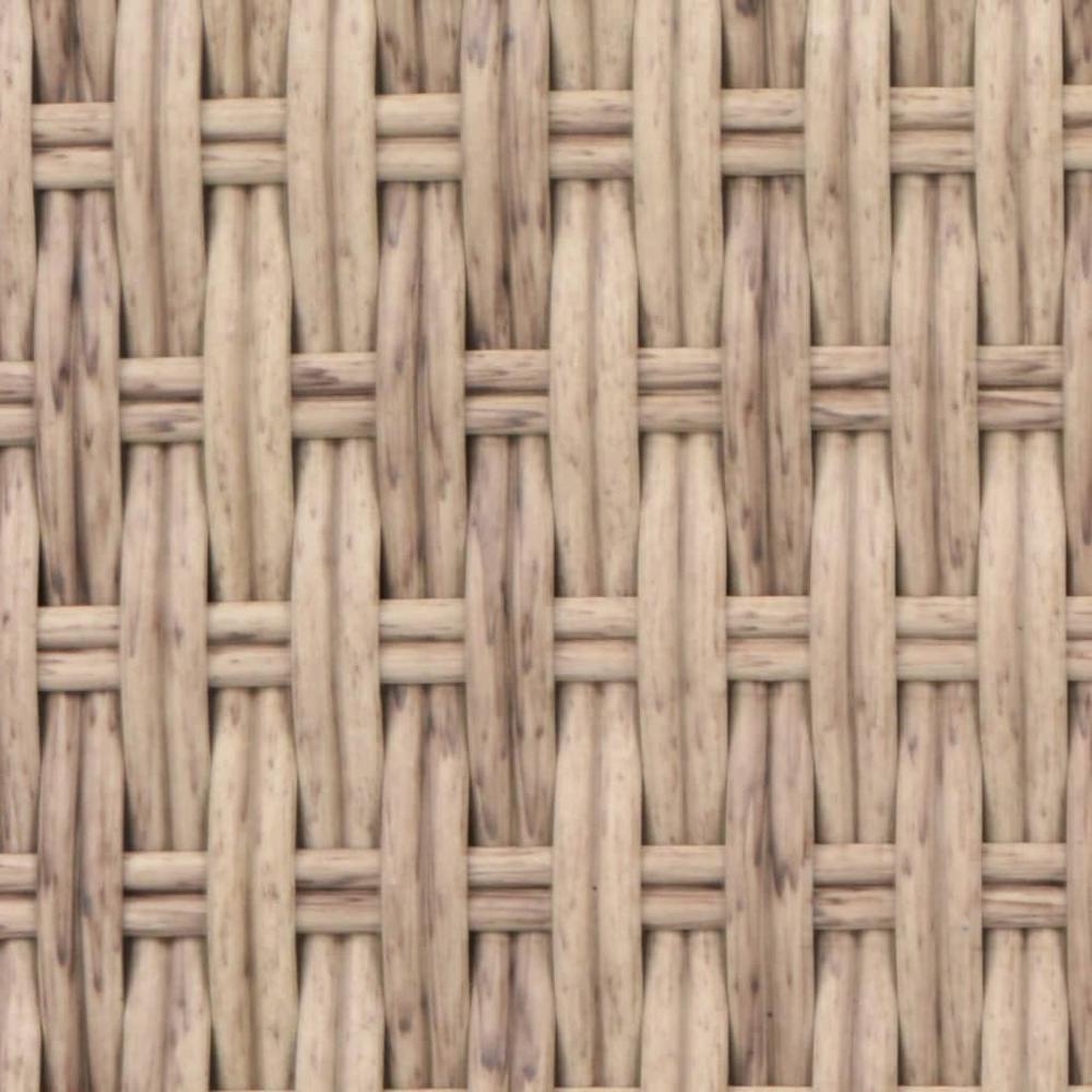 Sun Bed Beige - vidaXL