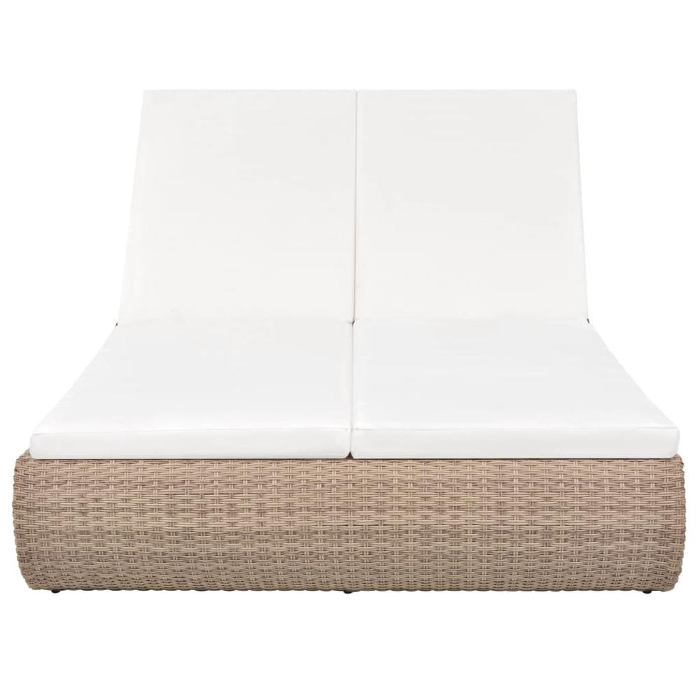 Sun Bed Beige - vidaXL