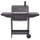 vidaXL BBQ Charcoal Smoker with Bottom Shelf Black, 43048