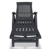 Sun Lounger Anthracite Plastic Standard Foldable Sun Lounger - vidaXL