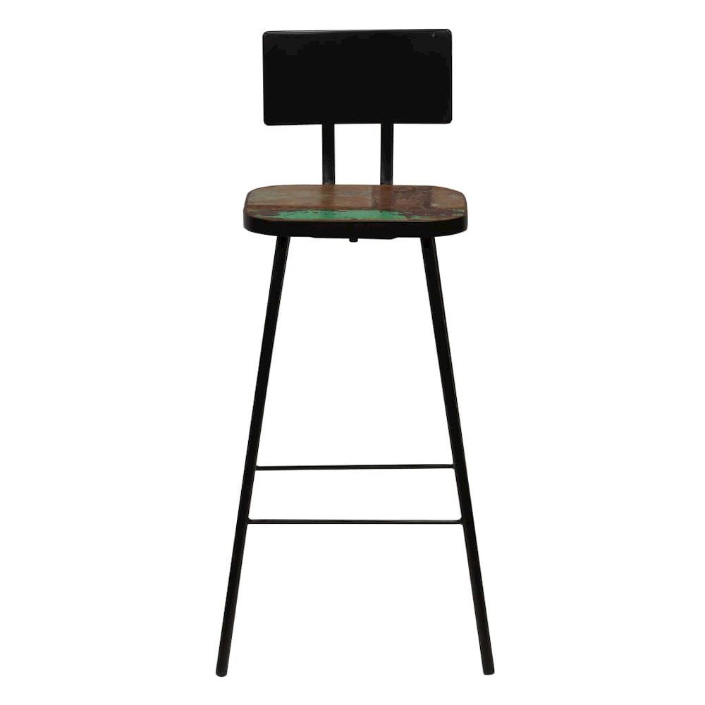 Bar Chair Set of 2 Multicolor - vidaXL