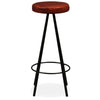 vidaXL Bar Stools 2 pcs Real Leather, 245443