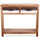 Console Table Natural Wood Solid Acacia Wood Medium Console Table - vidaXL