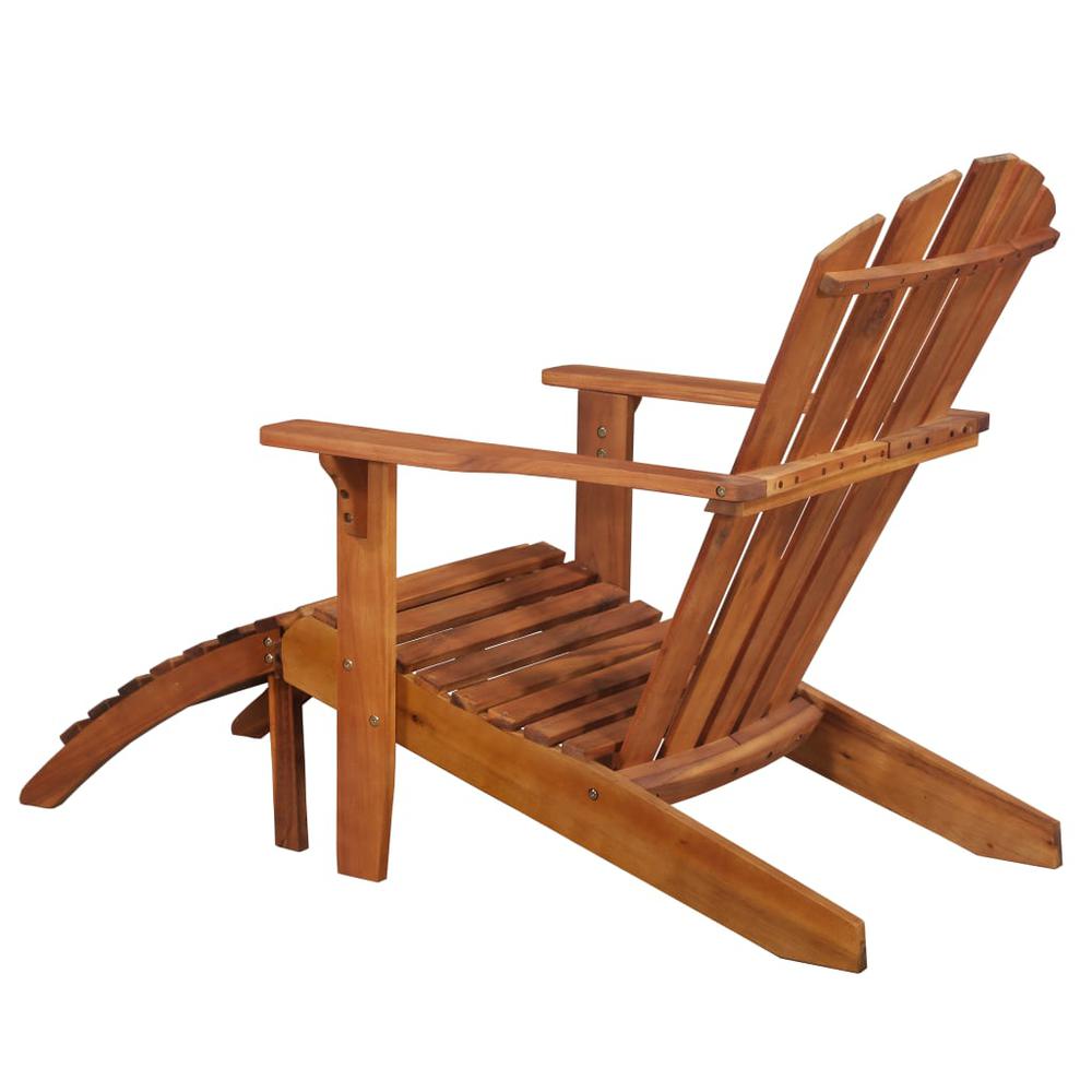 Garden Chair Brown Solid acacia wood Standard Foldable - vidaXL