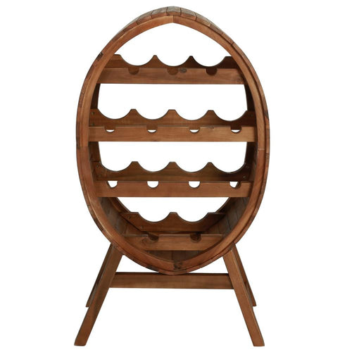 Wine Rack 13 Bottles Solid Acacia Wood - vidaXL