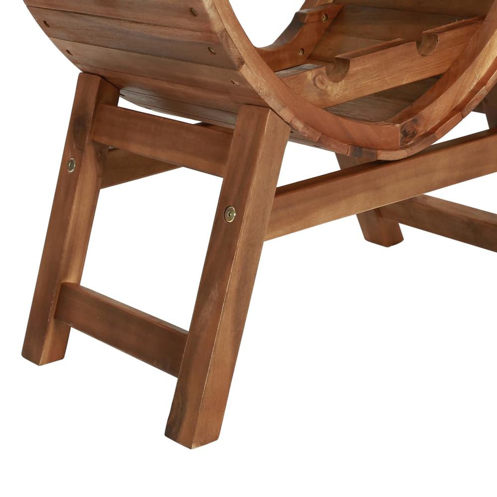 Wine Rack 13 Bottles Solid Acacia Wood - vidaXL