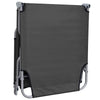 Sunlounger Grey Powder-coated steel 74.4 x 22.8 x 10.6 in - vidaXL