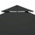 Gazebo Top Cover Anthracite Polyester with PVC coating - vidaXL