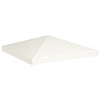 Gazebo Top Cover Cream White Polyester with PVC coating 10 x 10 ft - vidaXL