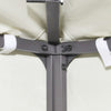 Gazebo Top Cover Cream White Polyester with PVC coating 10 x 10 ft - vidaXL