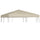 Gazebo Top Cover Beige Polyester with PVC coating 9.8 x 9.8 feet - vidaXL