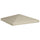 Gazebo Top Cover Beige Polyester with PVC coating 9.8 x 9.8 feet - vidaXL