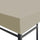 Gazebo Top Cover Beige Polyester with PVC coating 9.8 x 9.8 feet - vidaXL